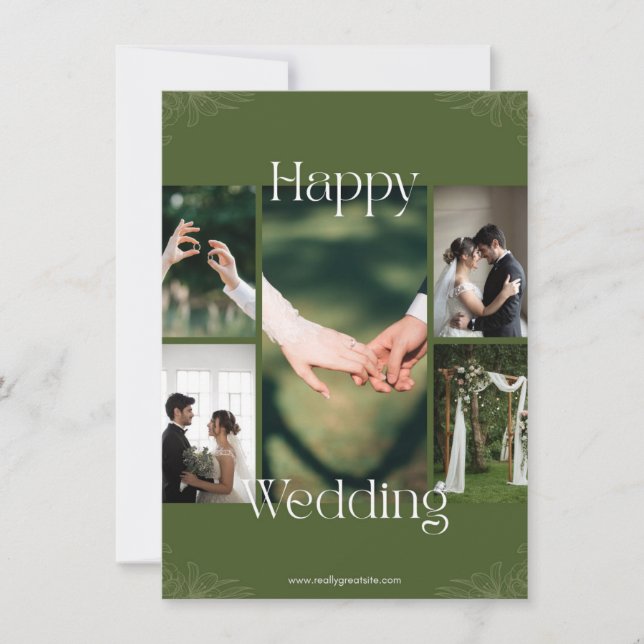 Hochzeit Einladung (Vorderseite)