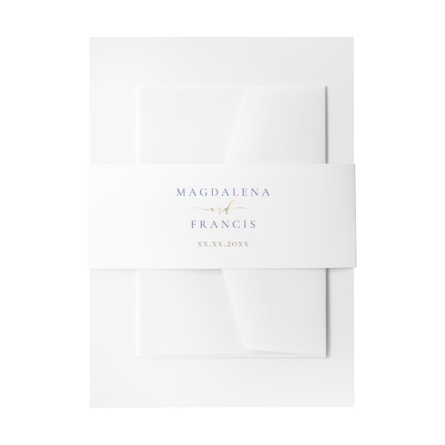 Hochzeit Einladungsbanderole (Vorderseite Beispiel)