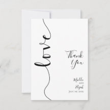 Hochzeit, Elegant, Einfach, Schrift, Dankeschön