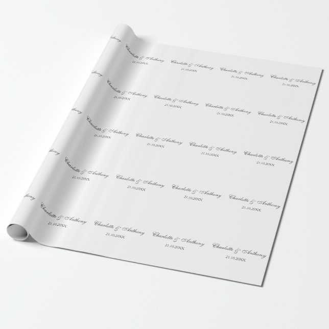 Hochzeit Elegant kreativ Beruflich Moderne Geschenkpapier (Ungerollt)