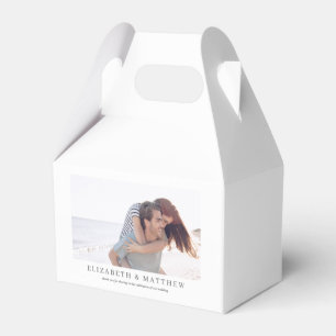 Hochzeit   Elegantes modernes Foto Geschenkschachtel