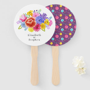Hochzeit Fiesta Floral Fächer