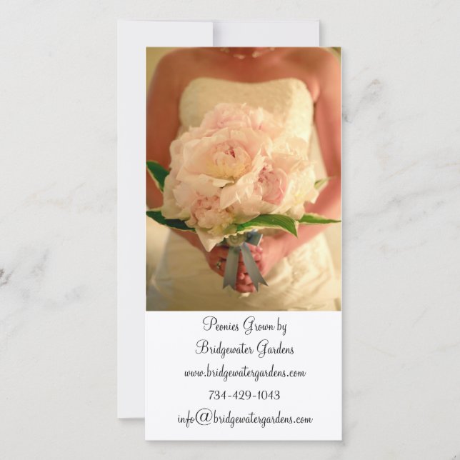 Hochzeit Florist Business Card (Vorderseite)