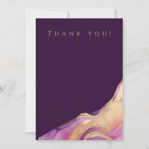 Hochzeit Foto-Danke, Lila und Gold