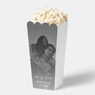 Hochzeit Foto Popcorn Gefälligkeitsbox Geschenkschachtel