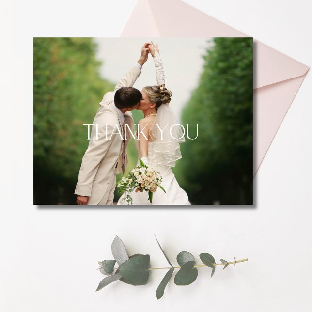 Hochzeit Foto Vielen Dank Postkarten (Wedding Photo Thank You Postcards)