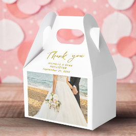 Hochzeit Foto Vielen Dank Script Gefallen Box Geschenkschachtel
