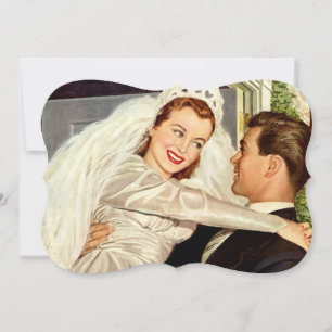 Hochzeit Frischvermählte, Brautparty Junggesellinn Einladung