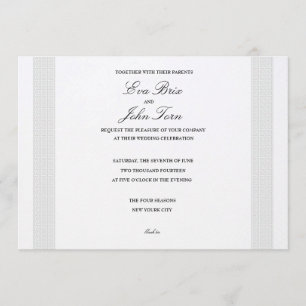 Hochzeit für antikes griechisches Design Einladung