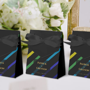 Hochzeit Geschenkboxen Eleganter Regenbogen für Sc Geschenkschachtel