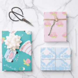 Hochzeit Geschenkpapier Set