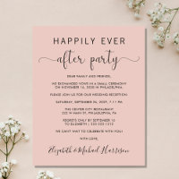 Hochzeit glücklicherweise immer nach dem Party Err
