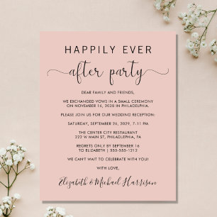 Hochzeit glücklicherweise immer nach dem Party Err