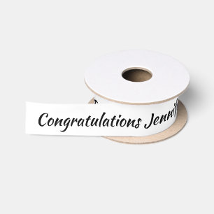 Hochzeit Glückwunsch Individuelle Name Personalisi Satinband