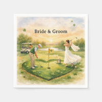 Hochzeit Golf - Lucky in Love - St. Patrick's Day