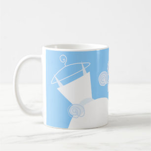 Hochzeit Gown Blue "Mother of the Bride" Tasse