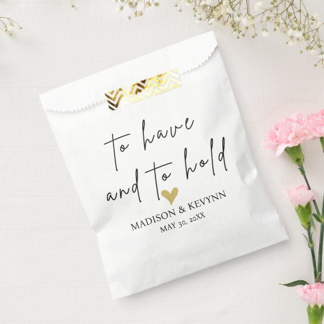 Hochzeit haben und halten geschenktütchen (Versiegelt)