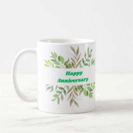 Hochzeit "Happy Anniversary" "Holding Hands" Kaffeetasse