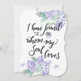 Hochzeit "Ich habe den gefunden, den mein Soul Lie