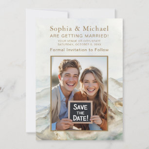 Hochzeit im Außengebirge: Das Datum retten Save The Date