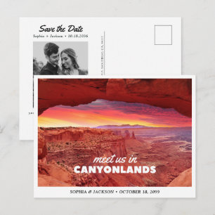 Hochzeit im Canyonlands National Park - Save-the-D Postkarte