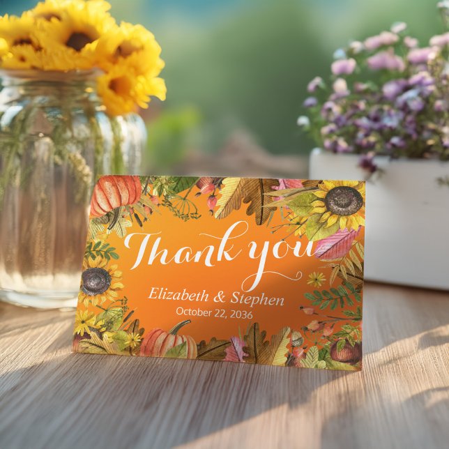 Hochzeit im Herbst Danke Autumn Maple Blätter Pump (Von Creator hochgeladen)