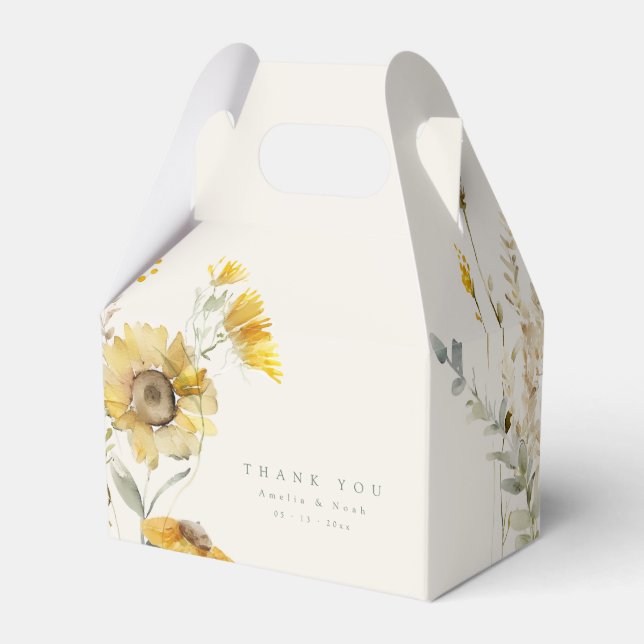 Hochzeit im Herbst Danke, dass Sie die Schachtel,  Geschenkschachtel (Vorderseite)