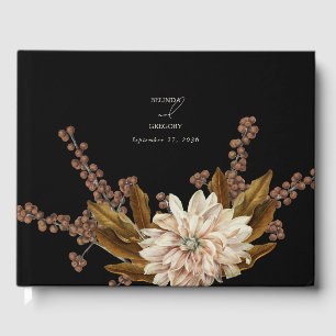 Hochzeit im Herbst des blorschwarzen Herbstes Gästebuch