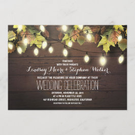 Hochzeit im Herbst Einladung