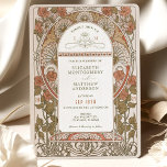 Hochzeit im Herbst Einladungen Jugendstil von Much<br><div class="desc">Art Nouveau Vintage Hochzeit Einladungen von Alphonse Mucha in einem floralen, romantischen und whimsical Design. Viktorianische Schnörkel ergänzen klassische Deko-Schriftart. Bitte geben Sie Ihre persönlichen Informationen ein, und Sie sind fertig. Wenn Sie das Design weiter ändern möchten, klicken Sie einfach auf den blauen Button "Anpassen". Vielen Dank, dass Sie mein...</div>