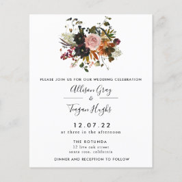 Hochzeit im Herbst | Flyer Haushalt