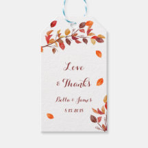 Hochzeit im Herbst-Geschenktasten im Herbst