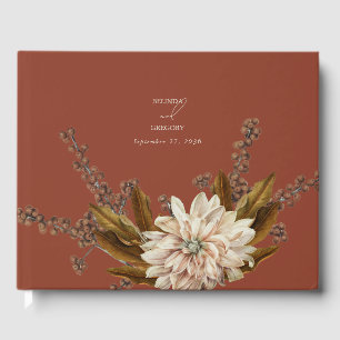Hochzeit im Herbst Herbst Flora und Fauna Gästebuch