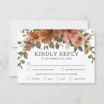 Hochzeit im Herbst Rost Orangen Kupfer