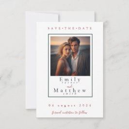 Hochzeit im Herbst Save the Date Karte