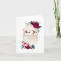 Hochzeit im Herbst von Burgundy Red Floral Vielen