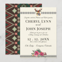 Hochzeit im Lodge Einladung