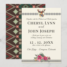 Hochzeit im Lodge Einladung