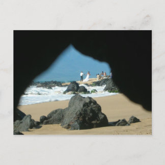 Hochzeit im Paradies Postkarte