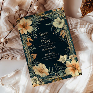 Hochzeit im viktorianischen königlichen Stil Save The Date