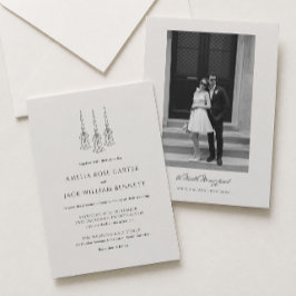 Hochzeit im viktorianischen Stil mit Elfenbein und Einladung