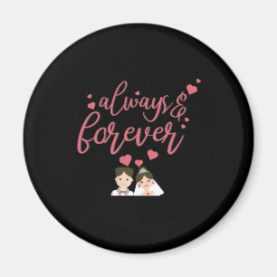 Hochzeit immer und für immer magnet
