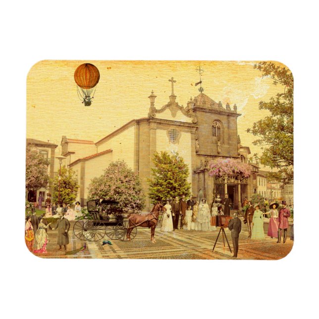 Hochzeit in der Kapelle von Coimbras. Braga - Port Magnet (Horizontal)