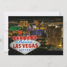 Hochzeit in Fabulous Las Vegas Einladung
