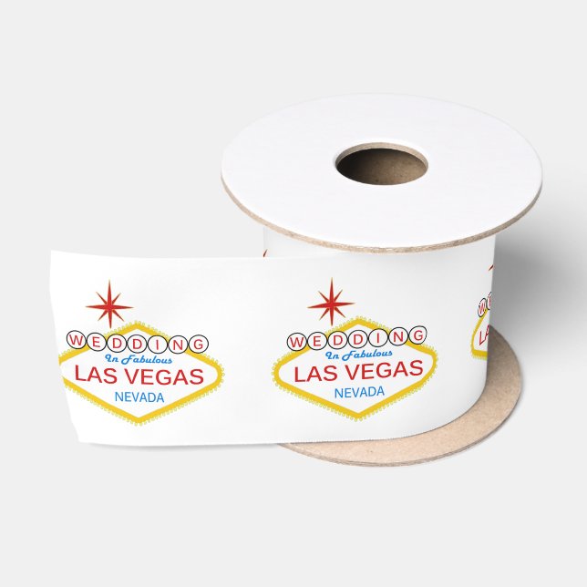 Hochzeit in Fabulous Las Vegas Ribbon Satinband (Spule)