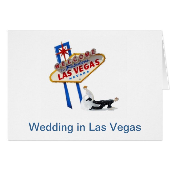 Hochzeit in Las Vegas, Braut zieht Gräuelkarte (Vorderseite (Horizontal))