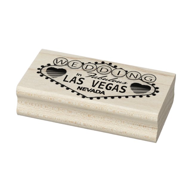 Hochzeit in Las Vegas Gummistempel (Stempel)