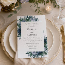 Hochzeit in Navy und Hellblau
