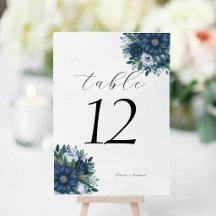 Hochzeit in Navy und Hellblau