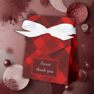 Hochzeit in Rot-Schottland Geschenkschachtel